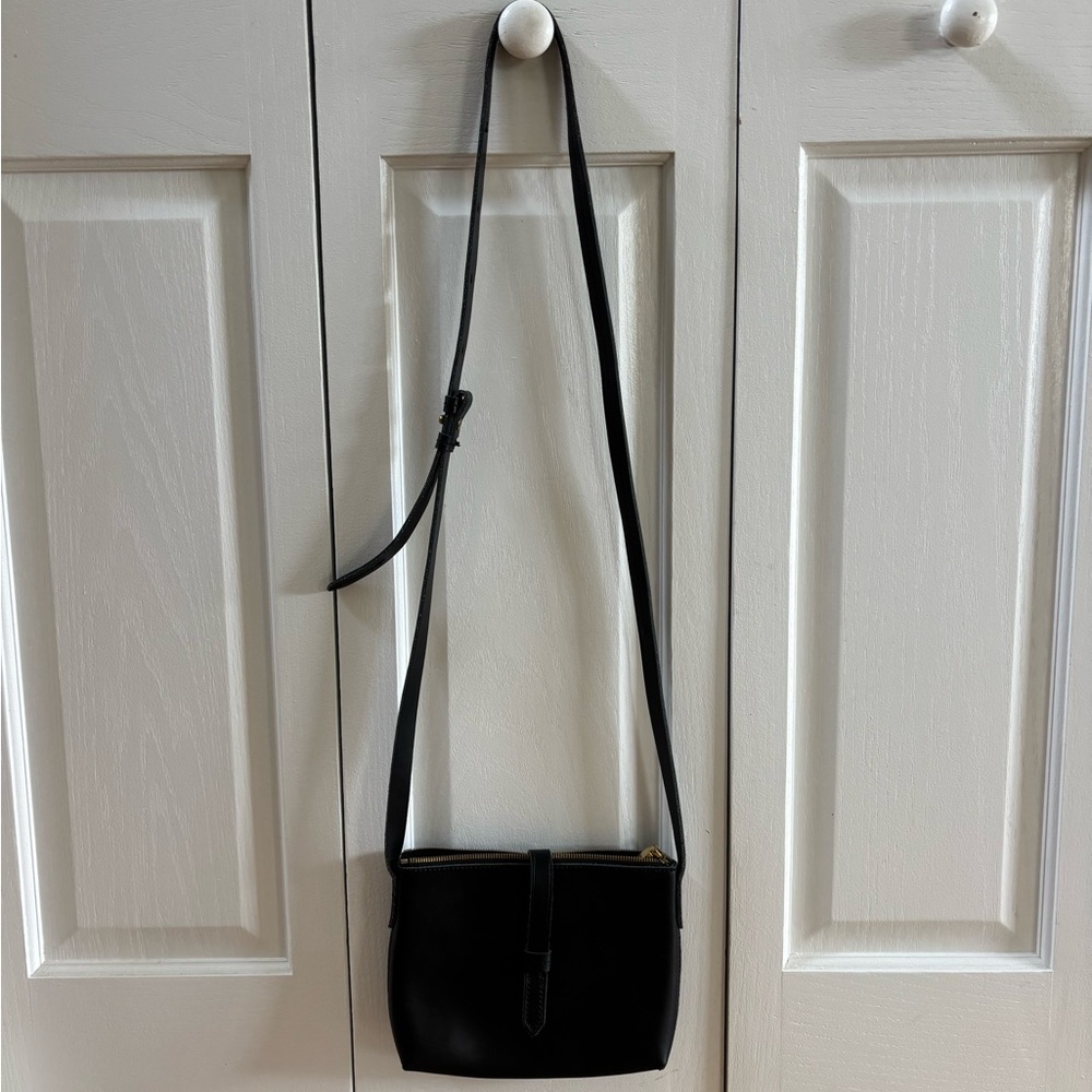 J. Crew Black Crossbody Purse